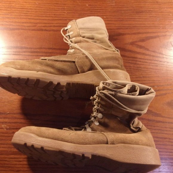 BELLEVILLE HOT WEATHER TAN MILITARY COMBAT BOOTS 390DES SIZE 9 REGULAR SI391 main image 6